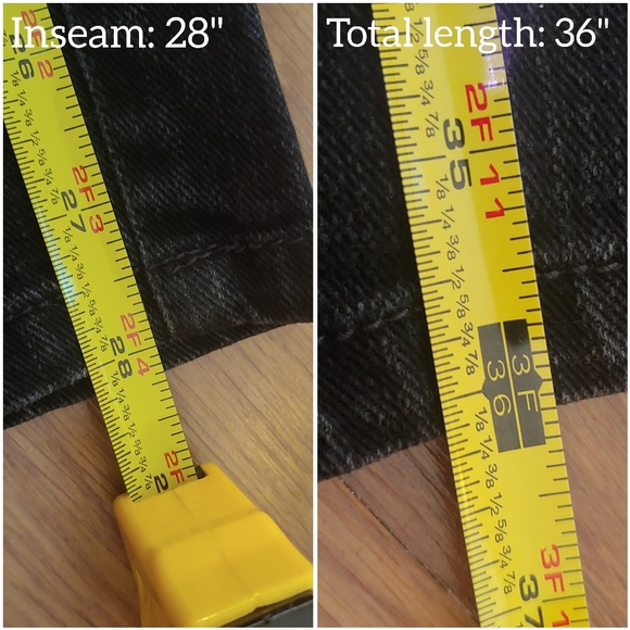 EUC Chicos Platinum Black Denim Straight Slim Leg Short Petite Jeans Pants 0.5 6 - Picture 13 of 16